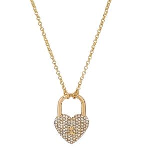 BAUBLEBAR • Sugarfix Gold Heart Love Lock Necklace Valentine’s Day